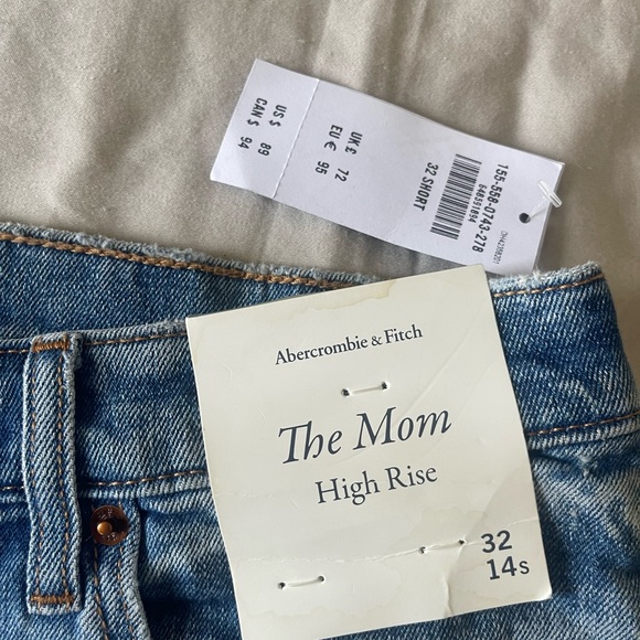 THE MOM HIGH RISE ABERCROMBIE JEANS - Picture 2 of 2